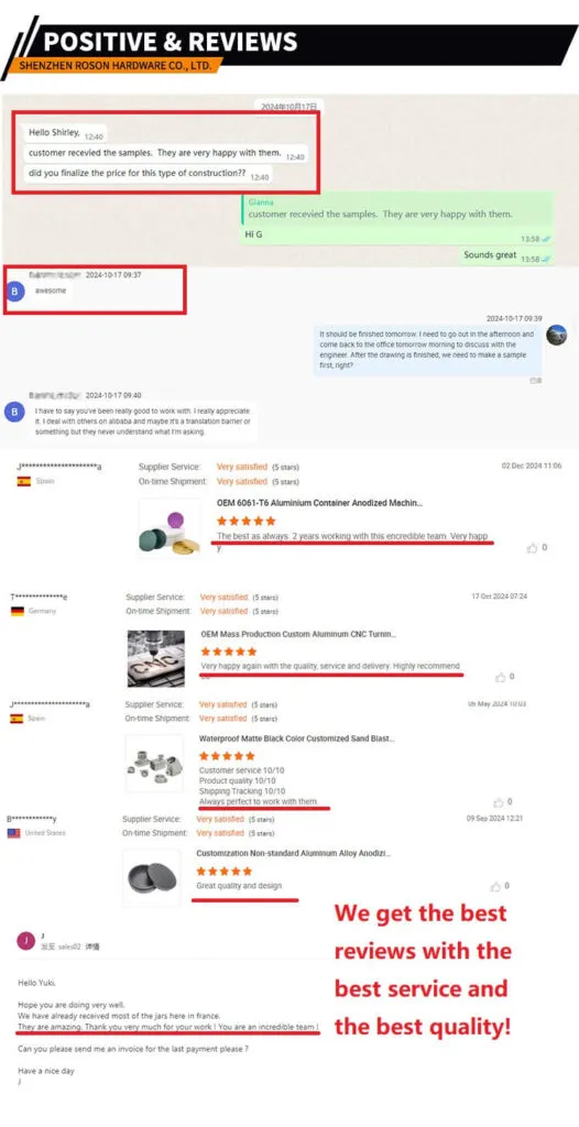 Customer praise