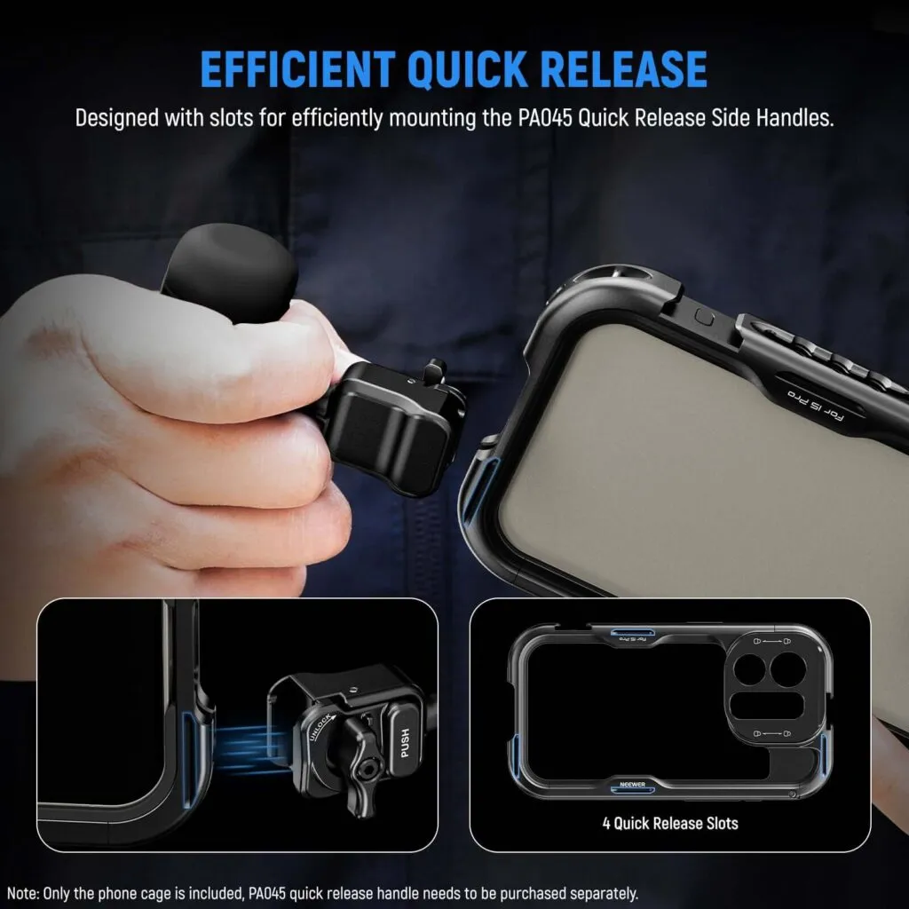 CNC machined aluminum alloy cages for phone