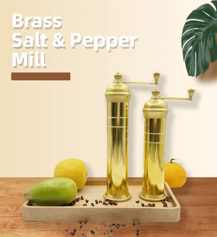 Brass Pepper Mill