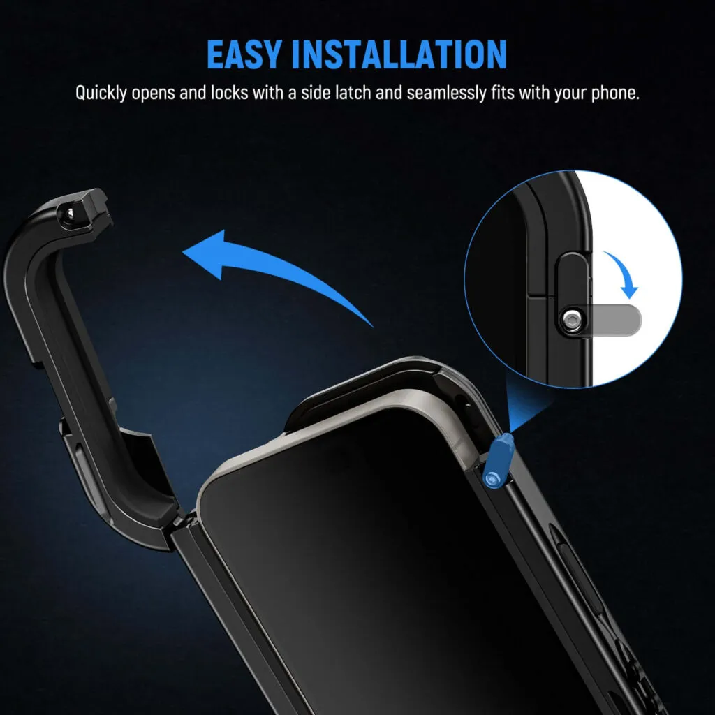 CNC machined aluminum alloy cages for phone