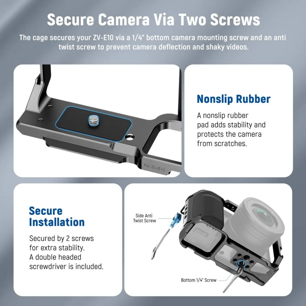 aluminum camera cages