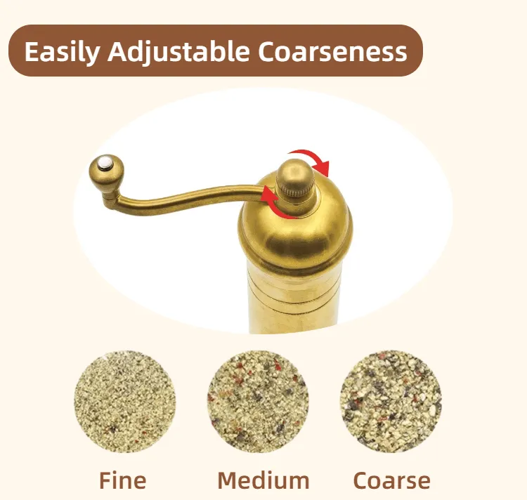 Brass Pepper Mill