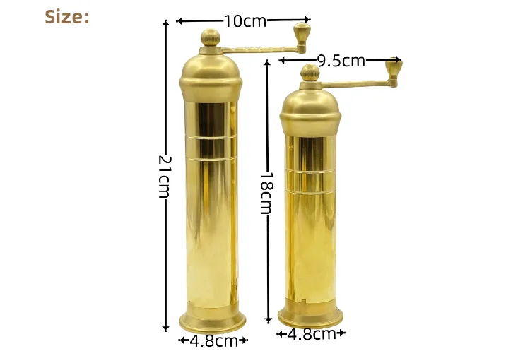Brass Pepper Mill