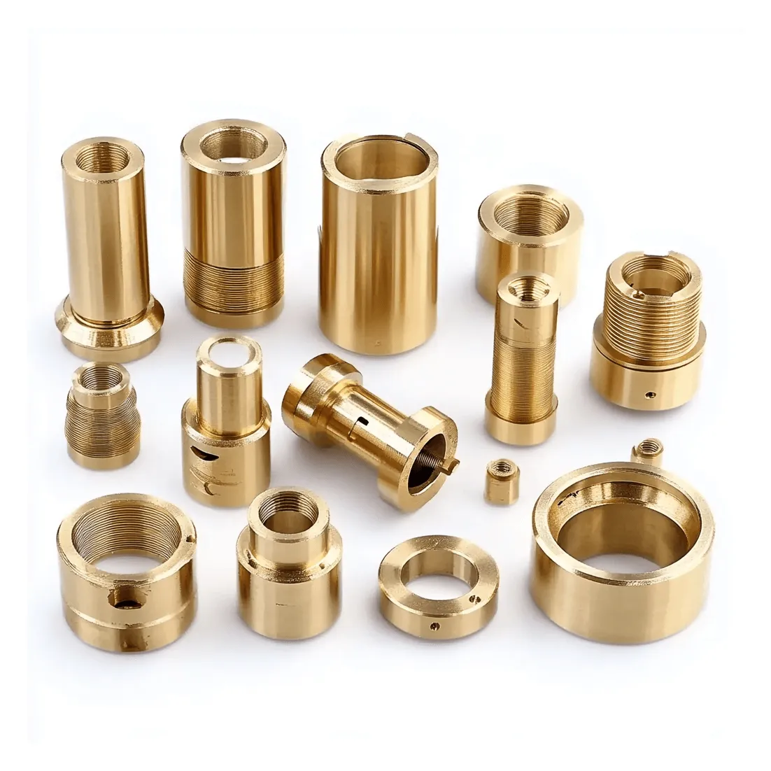CNC Machined Milled Turned Brass Services For Mechanical Component