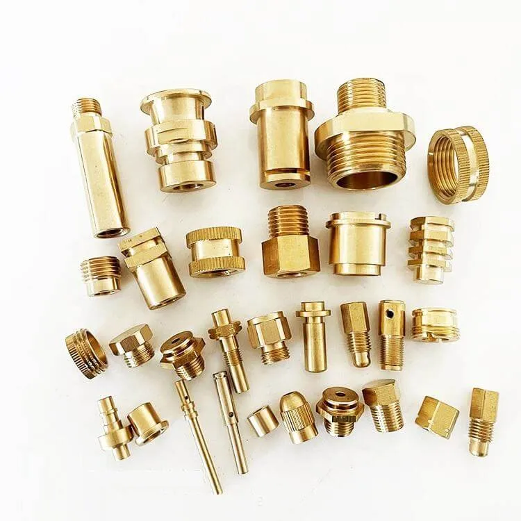 CNC Machining Parts OEM Brass Flange Bushing Different Length Bushing