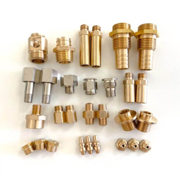 Customized Brass Parts Precision CNC Manufacturing With 5 Axis Machine Service