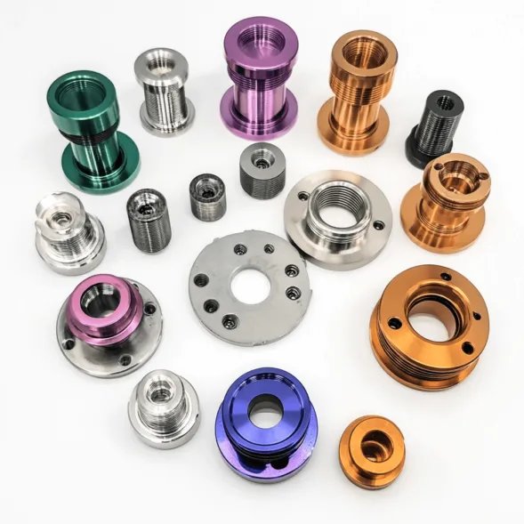 Rapid Prototype CNC Metal Parts Custom CNC Machined Anodized Aluminum