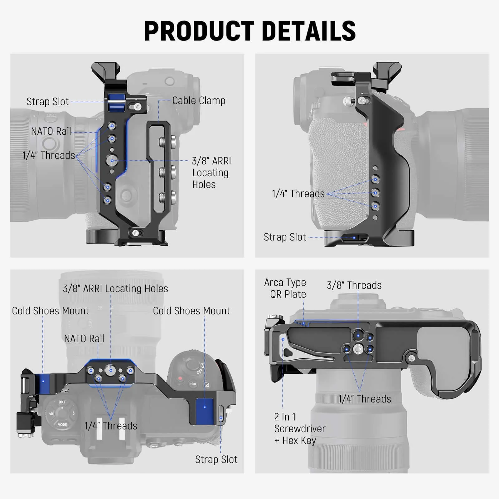 aluminum camera cages