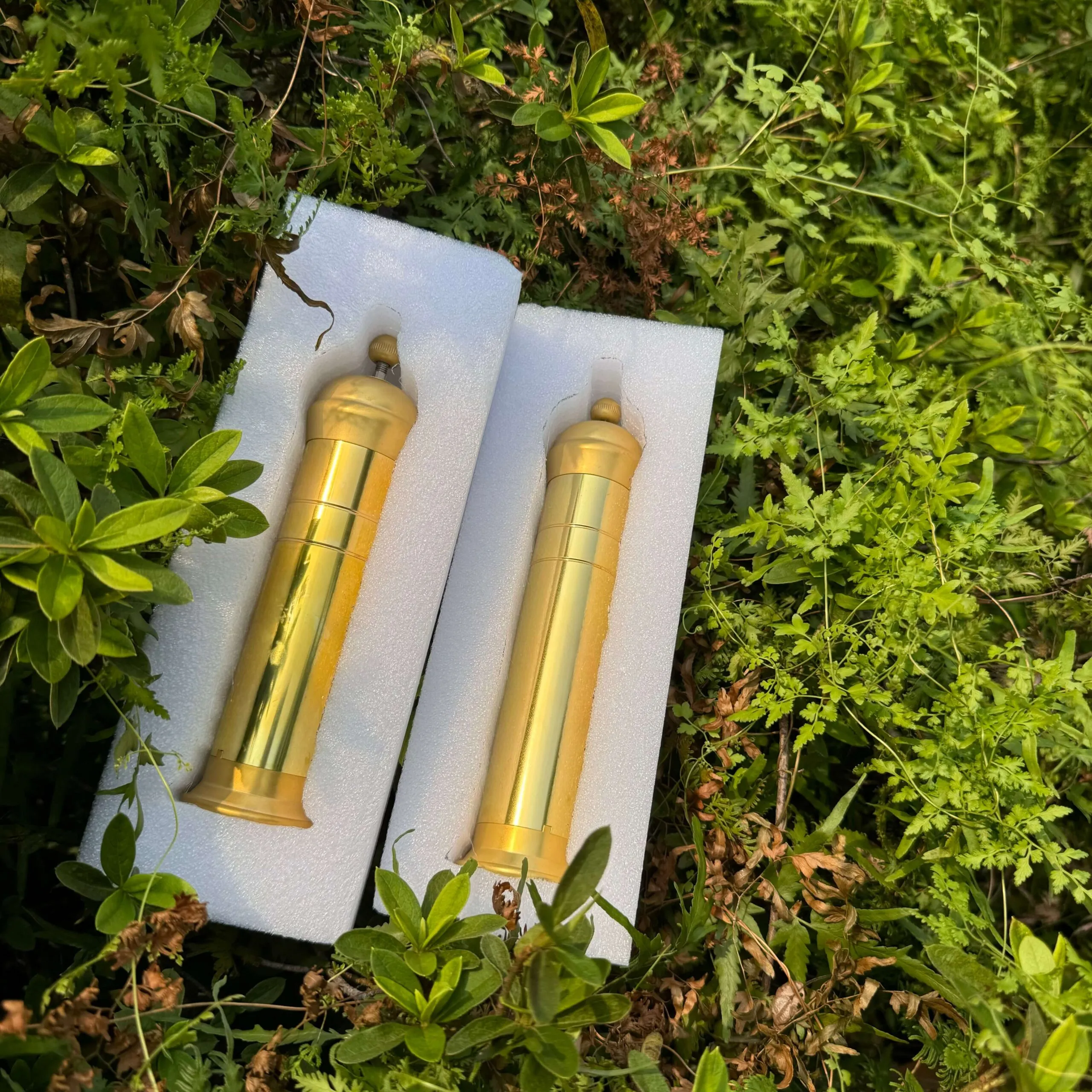 Brass Pepper Mill PACKAGE