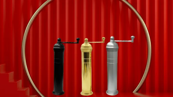 Brass Pepper Mill