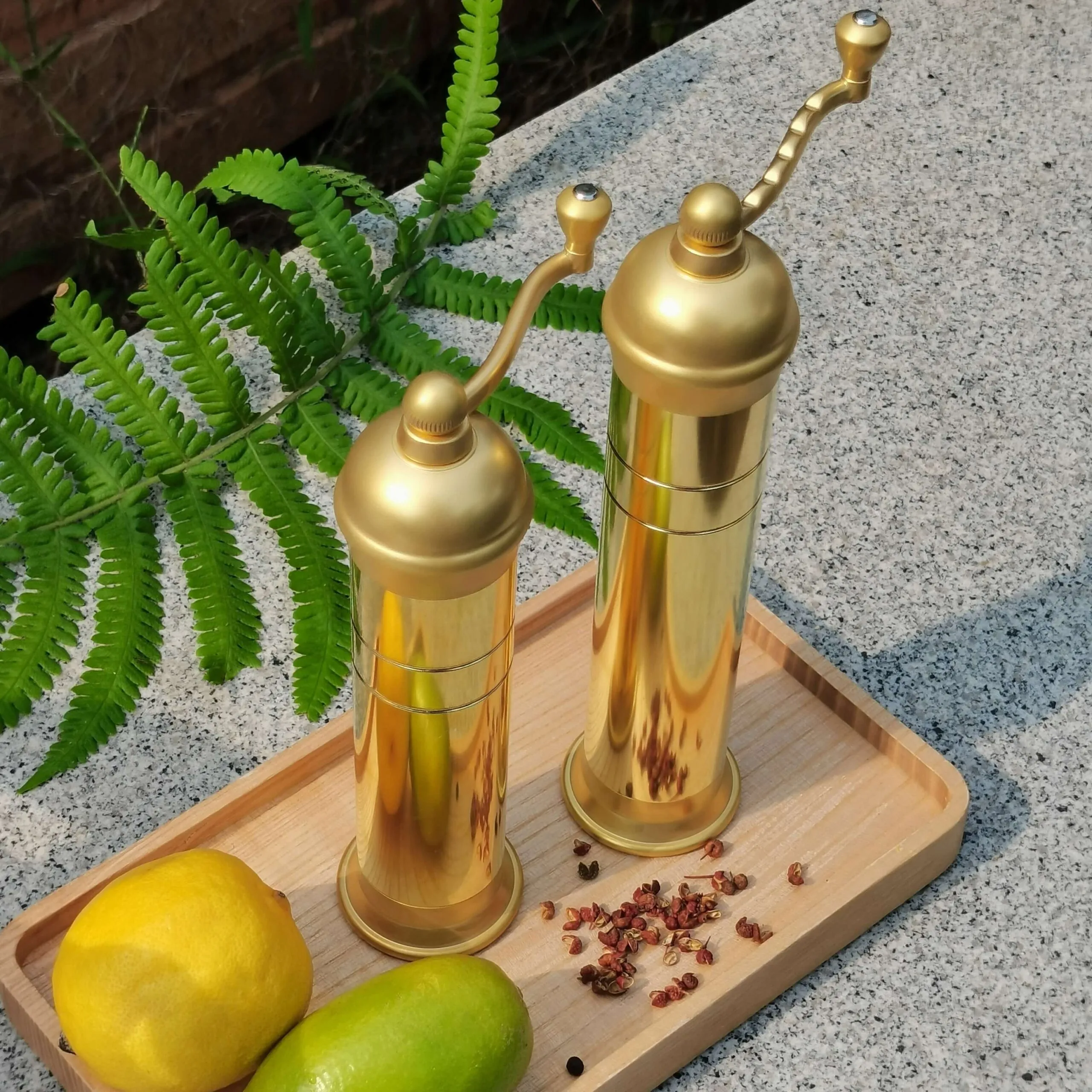 Brass Pepper Mill