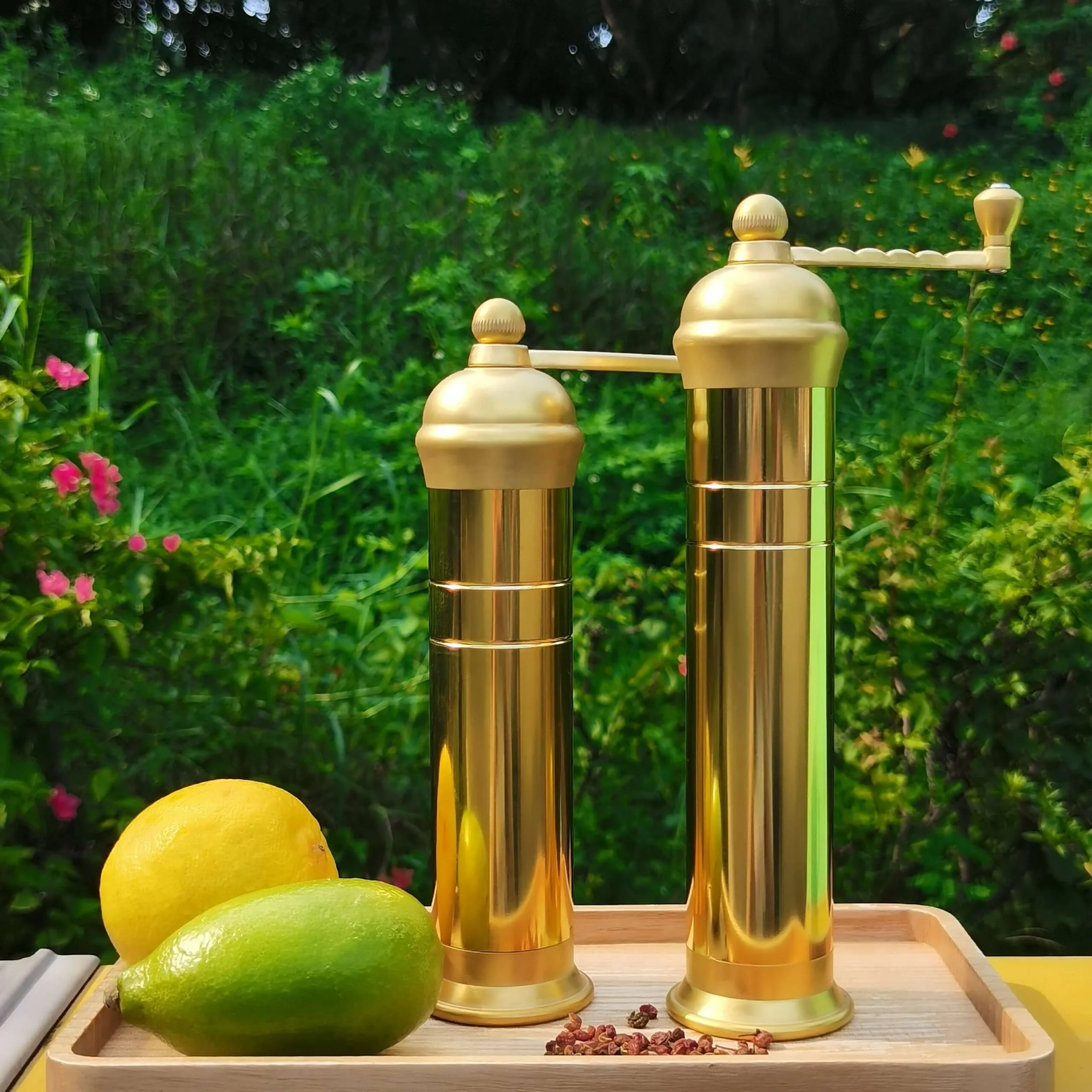 Brass Pepper Mill