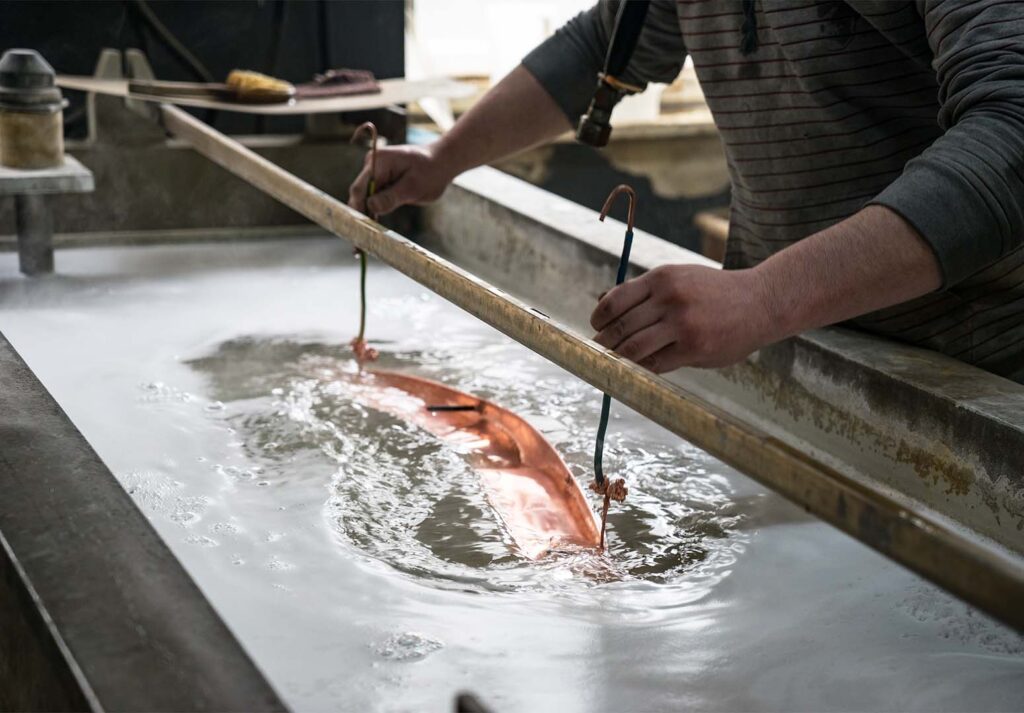 Electroplating-process