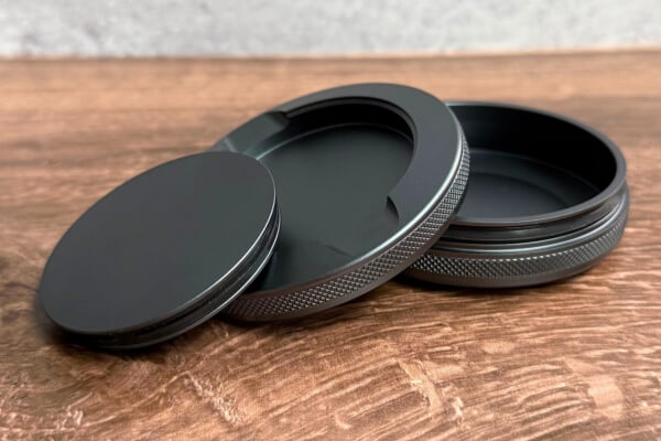 Double-Layer Metal Snuff Box