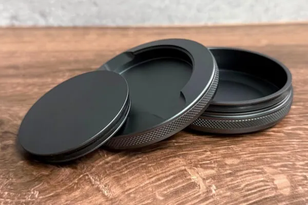 Double-Layer Metal Snuff Box
