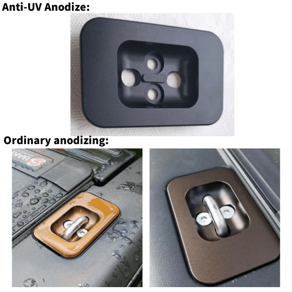 Anti-UV anodize