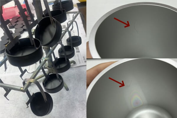 Anodizing Rack And Rack Mark For Aluminum Boxes