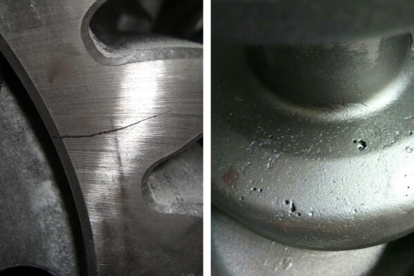 Cracks and Sand Holes