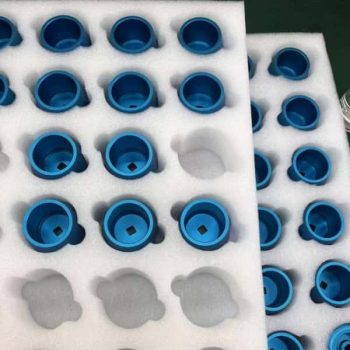 Knob on foam